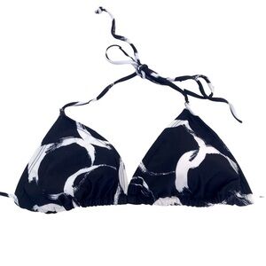 ⚡️ LAST CHANCE MARKDOWN !⭐️✨Bikini Top Sm/Med Black White Print